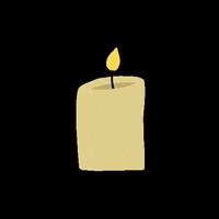Led flameless candles, battery operated flickering candles pillar real wax moving flame electric candle sets gold glass effect with remote timer, 4 in, 5 in, 6 in, pack of 3 gray. Candle Flame Gifs Get The Best Gif On Giphy