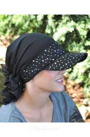 Glitter Sparkle Scarf Visor Hats For Cancer Patients Cancer Hats Chemo Hat