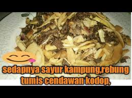 Maybe you would like to learn more about one of these? Rebung Masak Cendawan Kodop Sedap Makanan Kampung Youtube
