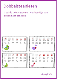 Dobbelsteenlezen Voor Groep 3 Bij De Start Woorden Lezen Leren Lezen Lezen
