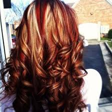 A wide variety of brown hair red. Dark Brown Hair With Blonde And Red Highlights Red Blonde Hair Brown Blonde Hair Long Hair Color