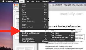 Click the item.for example, in the finder, click the icon for a document, folder, app, or disk. How To Search In Pdf On Mac With Preview Osxdaily