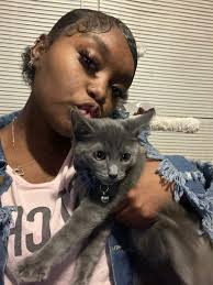 when i first got fred i thought he was a chartereux cat. but as he got  older his eyes started turning green and he started to look different 🥲 i  have concluded