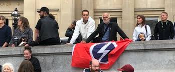 Oswald with his wife diana mitford and son max mosley (far left)credit: Farrightwatchwales On Twitter More Of Evidence Of Far Right Involvement In The Covidiot Event At Trafalgar Square Today The Main Speaker Was The Holocaust Denier David Icke Flag In Pic 2 Is