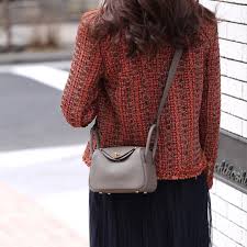 Hermes Mini Lindy In Etain