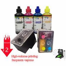 What's the brand and model of your printer? Gracemate 65 Refill Ink Kit Replacement For Hp 65 Xl Ink Cartridge Deskjet 2620 2640 2680 3755 3752 2655 2652 5052 5055 Printer Ink Cartridge Refillable Ink Cartridgesrefillable Cartridges Aliexpress