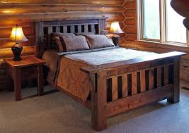 Wooden bedroom furniture an upholstered headboard will give your bed a high end idolize. Reclaimed Barnwood Handcrafted Furniture Eclectic Bedroom Grand Rapids By Woodland Creek Furniture Houzz