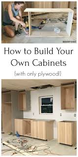 Diy Kitchen Cabinets Made From Only Plywood In 2020 Diy Kitchen Cabinets Build Building Kitchen Cabinets Kitchen Design Diy