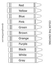 And the third one you can place matching pom poms or play dough balls or. Crayons Coloring Page Planet12sun Com Printables
