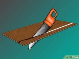 It has a soft pad stuck to the bottom so that it doesn't scratch the floor. How To Cut Laminate Flooring 6 Steps With Pictures Wikihow