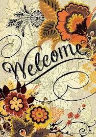 Custom garden flag is printed with your personalized design to add a splash of color and charm to your home and garden. Custom Decor Flag Fall Floral Welcome