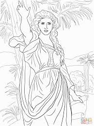 They are made individually by the artist and are one of a kind works. Deborah And Barak Coloring Page Coloring Home