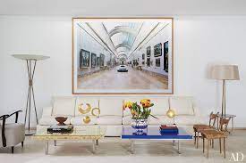 Get the job done with the bilbiotheque natiionale floor lamp. Beautiful Living Rooms With Floor Lamps Architectural Digest