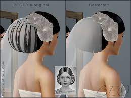 Bridal Hairstyle Peggy 196 Retextured By Beo Sims 3 Hairs Sims Hair Sims 3 Sims 3 Wedding