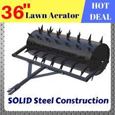 It's not the equipment that makes a professional, it's the operator. Lawn Aerator 36 Spike Plug Core Aeration Grass Scarifier Tow Behind Atv Ride On Ebay
