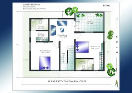 30 X 40 East Facing House Plan 1st Floor House Plans House Plans Online 20x40 House Plans