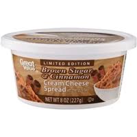 Great value cream cheese spread herb & garlic 227g. Great Value Brown Sugar Cinnamon Cream Cheese Spread 8 Oz Allergy And Ingredient Information
