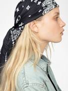 Debbie 85 Black Scarf in Silk Blend