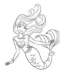 753x1024 barbie coloring pages free printable free printable barbie. Cute Barbie Mermaid Coloring Pages Novocom Top