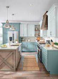 The Ultimate Blue Farmhouse Kitchen Collection Kitchen Remodel Small Kitchen Design Small Farmhouse Kitchen Design