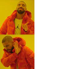 Inverse Drake Hotline Bling Blank Template Imgflip