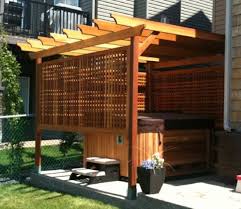 They design hot tub enclosures every day and know what you're going through. Hot Tub Enclosures Patio Calgary By T T Woodworks Ltd Houzz Au