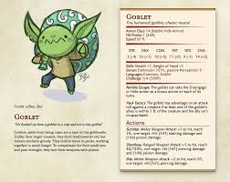 Goblet Goblin In 2021 Dungeons And Dragons Homebrew Dungeons And Dragons 5e D D Dungeons And Dragons