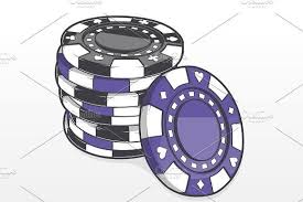 Stack Of Gambling Chips Casino Token Gambling Chips