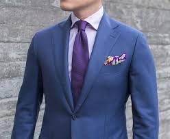 Maybe you would like to learn more about one of these? Shirt Tie Combinations With A Navy Suit Shirt And Tie Combinations Blue Suit Men Purple Shirt Outfits
