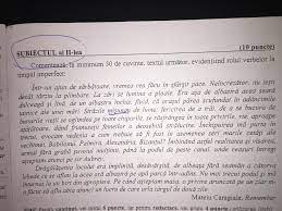 Comentează, în minimum 50 de cuvinte, fragmentul dat, evidenţiind rolul verbelor la timpul imperfect şi la timpul perfect simplu, din fragme. Am Nevoie Urgent De Rezolvarea Acestui Exercitiu Rolul Verbelor La Imperfect Multumesc Aniticipat Brainly Ro