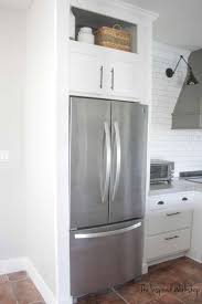 We also have covers that fit onto the front of your dishwasher so it can blend in, too. Building A Cabinet Above The Fridge Kitchen Renovation The Inspired Workshop