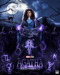 Agatha House Of Harkness. 🔮 Agatha Harkness poster by me. Who's excited  for #AgathaHouseOfHarkness? I heard that Wanda will be in that show 😍  Follow @marveldsign for more Marvel arts and designs (
