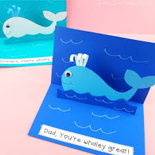 Many of us consider paper cards to be something hopelessly outdated and redundant. Father S Day Pop Up Card I Whaley Love You Dad I Heart Crafty Things