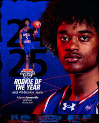 Congratulations to these fellas for earning #AEHoops All-Conference  honors!! 👏👏 #UnitedInBlue