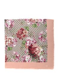 Maybe you would like to learn more about one of these? Gucci Gg Supreme Floral Print Scarf In Pink Modesens