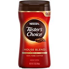 Our folgers coffee is roasted in new orleans, louisiana. Nescafe Taster S Choice House Blend Instant Coffee 12 Oz Instacart