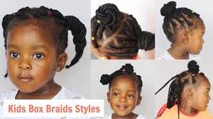 There are many ways you can style this hairstyle. 7 Cute Toddler Kid Box Braids Styles Neknatural Youtube