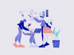 Team In 2020 Illustration Cartoon Sketches Business Illustration