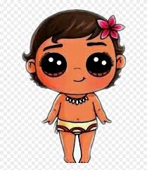 This drawing tutorial will teach you how to draw moana from disney's movie moana with easy step by step drawing tutorial for kids and beginners. Vaiana Moana Sticker Baby Moana Drawing Easy Hd Png Download 612x888 3168170 Pngfind
