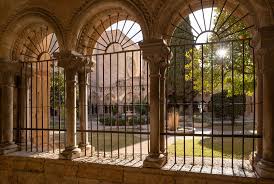 Cloister and Romanesque portal of the Epiphany