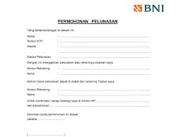 Contoh Surat Keterangan Lunas Kredit Dari Bank Kumpulan Surat Penting