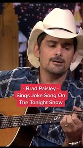 ok we laughed pretty hard at this! 🤣 @Brad Paisley #tonightshow  #bradpaisley #countrymusic #fridayfunny