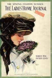 Ladies Home Journal Cover March 1910 Magazine Illustration Vintage Illustration Vintage Magazines