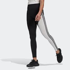 Shopstyle.com has been visited by 100k+ users in the past month Adidas Adicolor Sliced Trefoil High Waisted Tights Black Adidas Deutschland