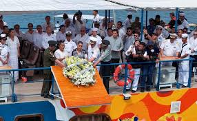 Conmemoran tres años del impacto del Huracán Otis en Acapulco, Guerrero; depositan ofrenda floral por 68 fallecidos