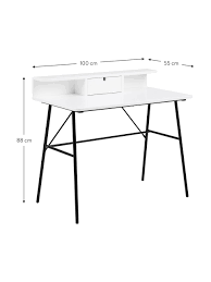Free shipping for many products! Schreibtisch Pascal In Weiss Mit Schublade Westwingnow