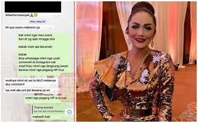 Kris dayanti (biasa ditulis krisdayanti; Apa Perlu Diposting Mii Kris Dayanti Ditegur Anak Kerana Kongsi Perbualan Whatsapp Keluarga Di Instagram Gempak