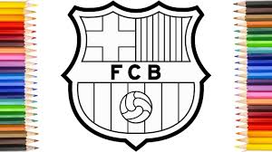 Pin On How To Draw Fc Barcelona Badge Drawing The Barca Logo Coloring Pages How To Draw Fc Barcelona Badge Drawing The Barca