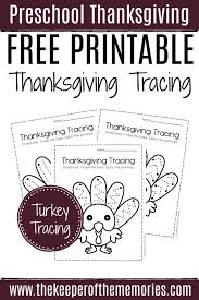 Name tracing is a simple activity that is important for young preschool students to practice. Free Printable Tracing Thanksgiving Preschool Worksheets