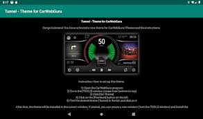 Additional cool theme for carwebguru car . Tunnel Theme For Carwebguru Car Launcher Download